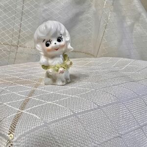 Vintage Napco Bone China Puppy Dog Figurine,  Napcoware, White Puppy Dog Decor
